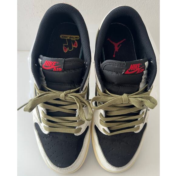 Jordan 1 Retro Low OG SP Travis Scott Olive DZ4137-106 Size 11 Men Cactus Jack main image 6